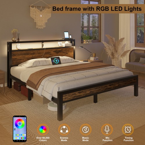 Bed fame full queen king - bed,