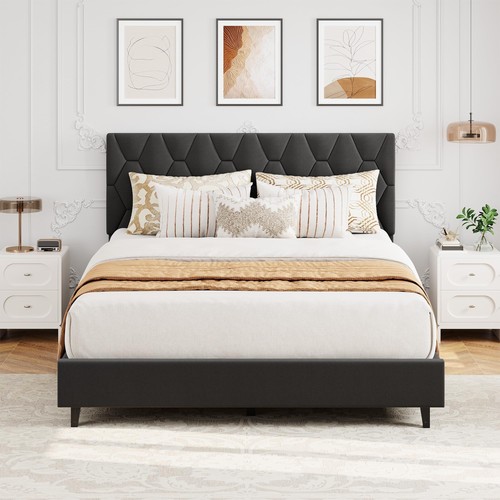 Queen size bed - size, w/