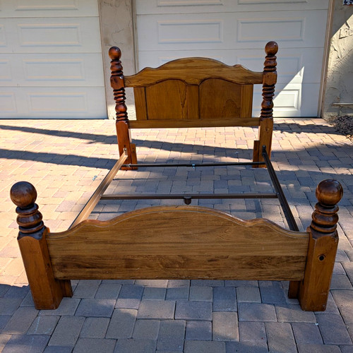 Solid wood queen - wood, &
