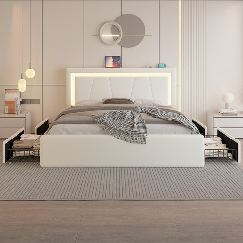 Full queen bed - full/queen, with