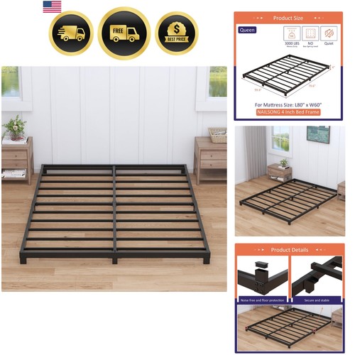 Inch bed frame queen - inch,