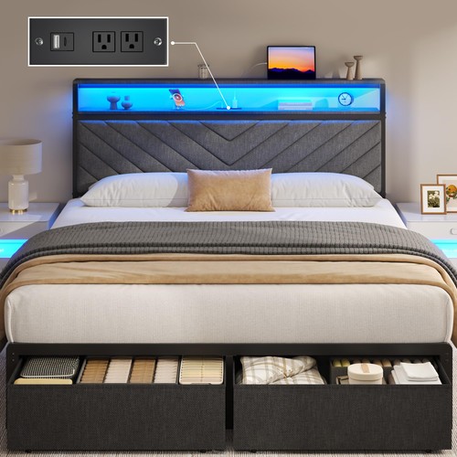 Queen bed frame - queen, with